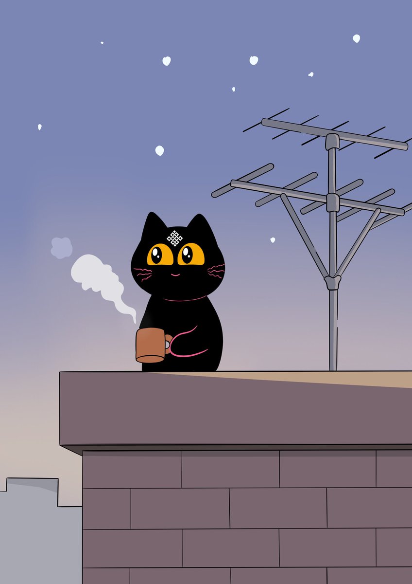 Quiet nights hit different 🌙✨

Warm coffee, and a sky full of thoughts.
Sometimes you don’t need noise. You just need a moment to breathe and reset. ☕🐾