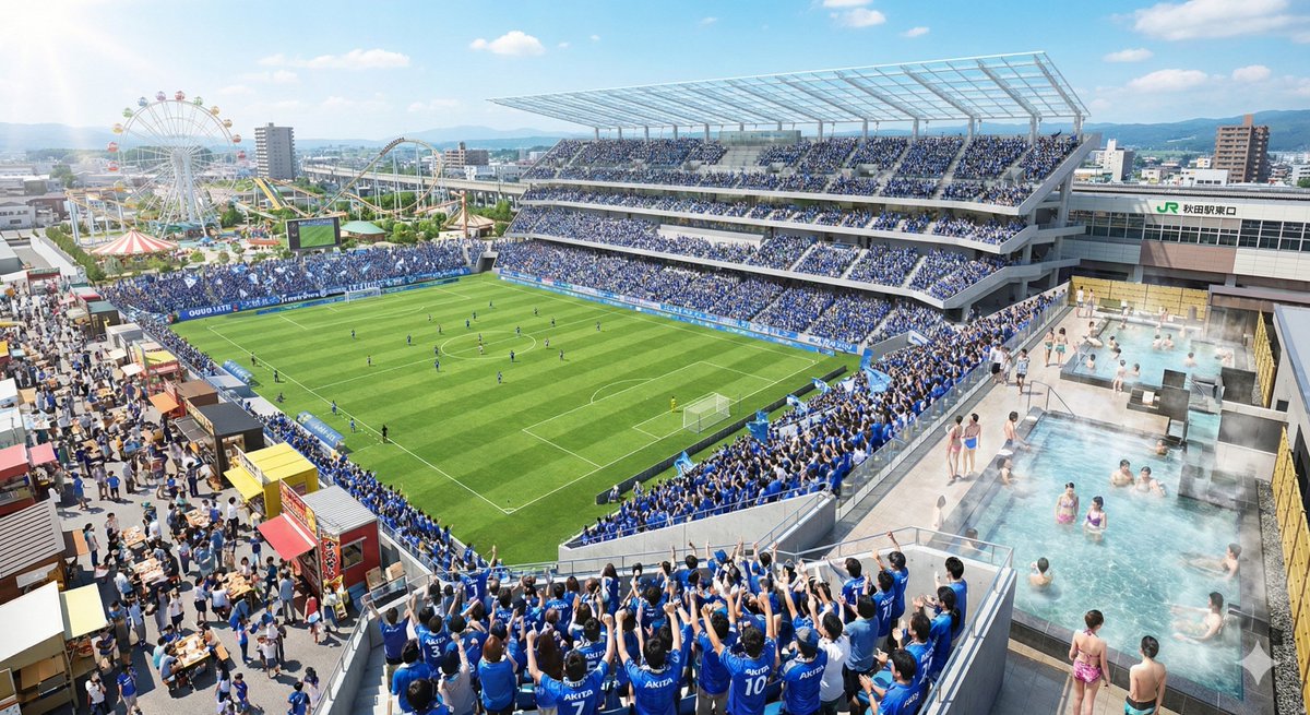 東口なら無くはないアイデア。
できれば、屋根付き、なんなら横河ホバーレみたいにアリーナ共用型だったりして、多目的に使えれば最高なんだけど、まあ少なくても財政的には厳しい。
とはいえ、駅チカスポーツ施設は自分の夢でもある。
いっそ、IRと組み合わせれば…?!