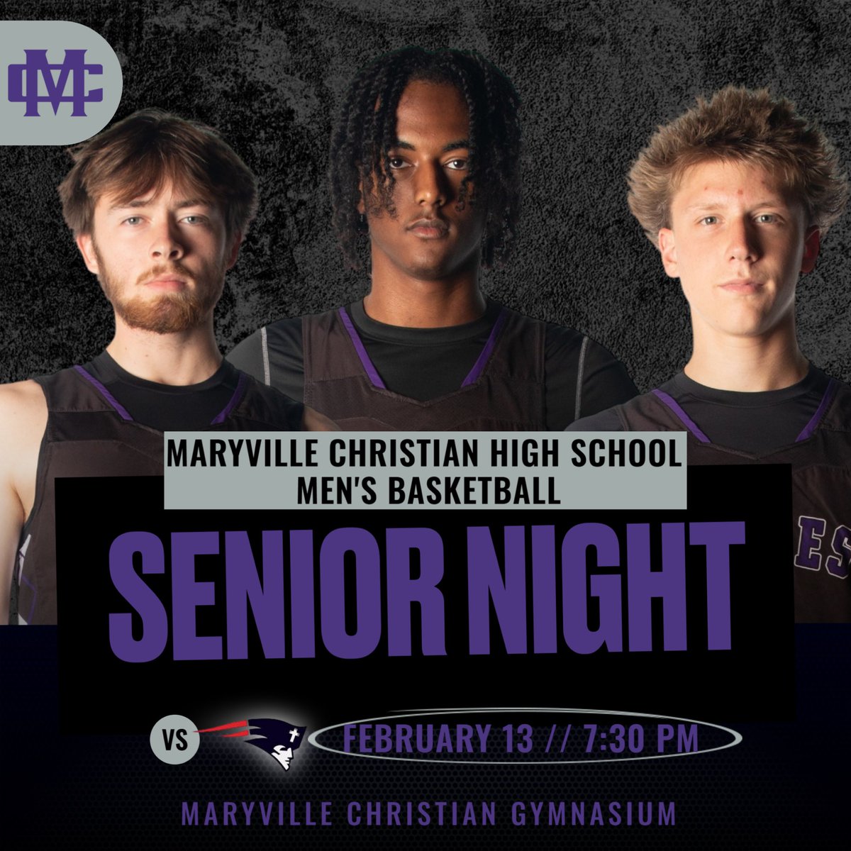 Tonight we will be honoring and recognizing our three seniors this season. The ceremony will take place following the girls game around 7:15 followed by our game against Mt. Pisgah. Please come out to support these seniors in congratulating them on their careers!