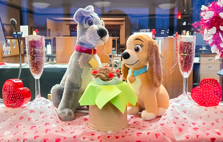 A classic love story at our Peotone Financial Center teller line! Happy Valentine’s Day from all of us at First Community Bank and Trust! 💕