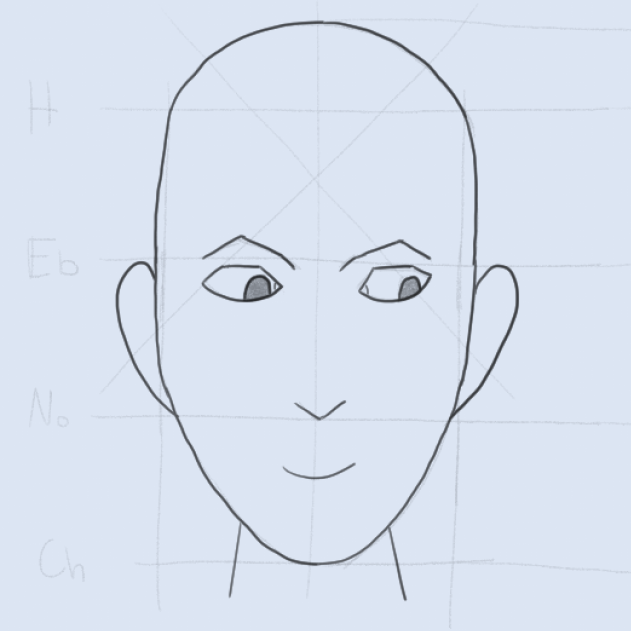 SweetGab_'s tweet photo. One "long" head, but without using a circle as a base to construct it. #art #digitalart #drawing #learntodrawin30days https://t.co/lZzOpneIqf