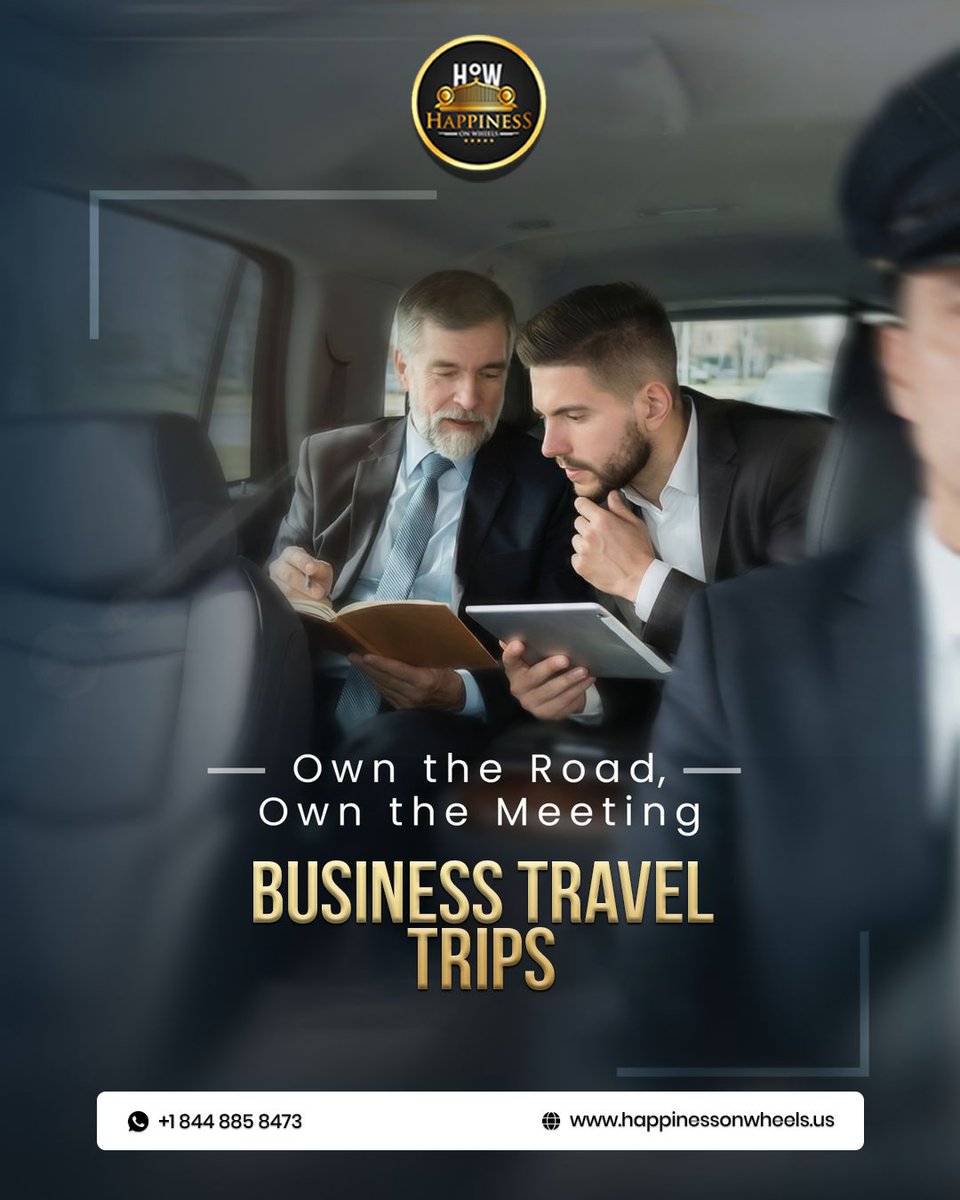 happinesswheel's tweet photo. Turn travel time into productive time with HappinessOnWheels Business Travel Services. From airport transfers to executive commutes, we deliver seamless, professional, and luxurious travel tailored for business leaders. #HappinessOnWheels #LuxuryExperience #MakingMemories https://t.co/hCeVXCjSuu