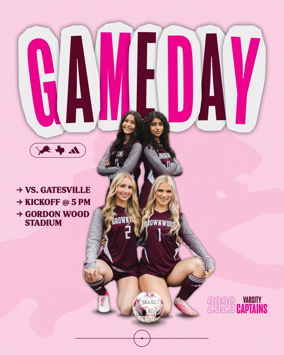 Come out to Gordon Wood Stadium to spend your Galentine’s night with your Lady Lions as they host Gatesville!🤩