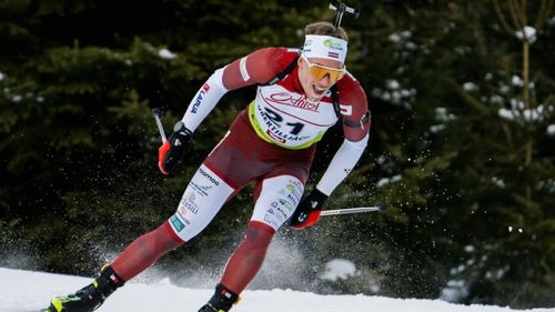SingleMaltBiath's tweet photo. 🇱🇻The for me as a German disappointing race was saved by the youngest ever Biathlete at the Olympics: Rihards Lozbers! Just 16, I say SIXTEEN years old and he finishes 32nd with 2 misses and the 26th course time! Absolute insanity!

#Biathlon #Olympics2026 https://t.co/nRgG0mIb9H