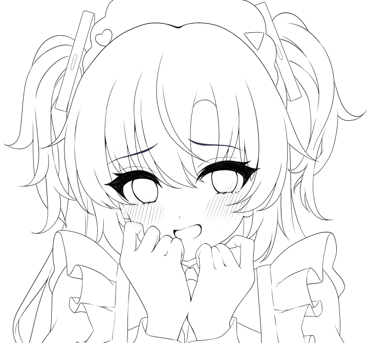 線画でモチベ爆上がり ねます