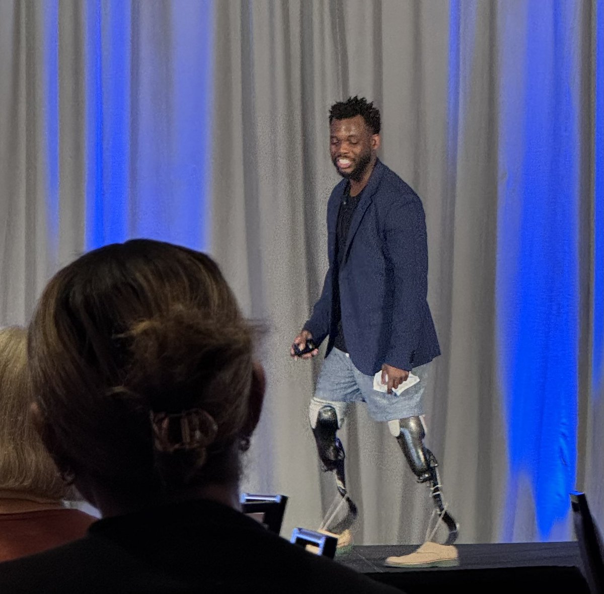 ConferenceEvent's tweet image. With the Olympics underway, awesome to have our Gold medal keynote speaker inspire all attendees today!