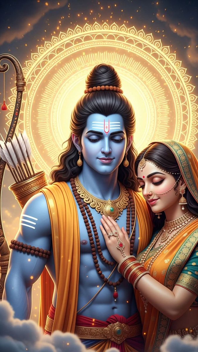 👉 चौपाई:

“सिया राम मय सब जग जानी। करहु प्रणाम जोरि जुग पानी॥”
(स्रोत: रामचरितमानस, बालकाण्ड)

👉व्याख्या:

🔸सिया राम मय सब जग जानी
इसका अर्थ है कि सभी जीव और संसार में प्रभु श्रीराम और माता सीता ही परमानंद और आदर्श रूप हैं,

इसे यह भी समझा जा सकता है कि जीवन का सर्वोच्च आदर्श