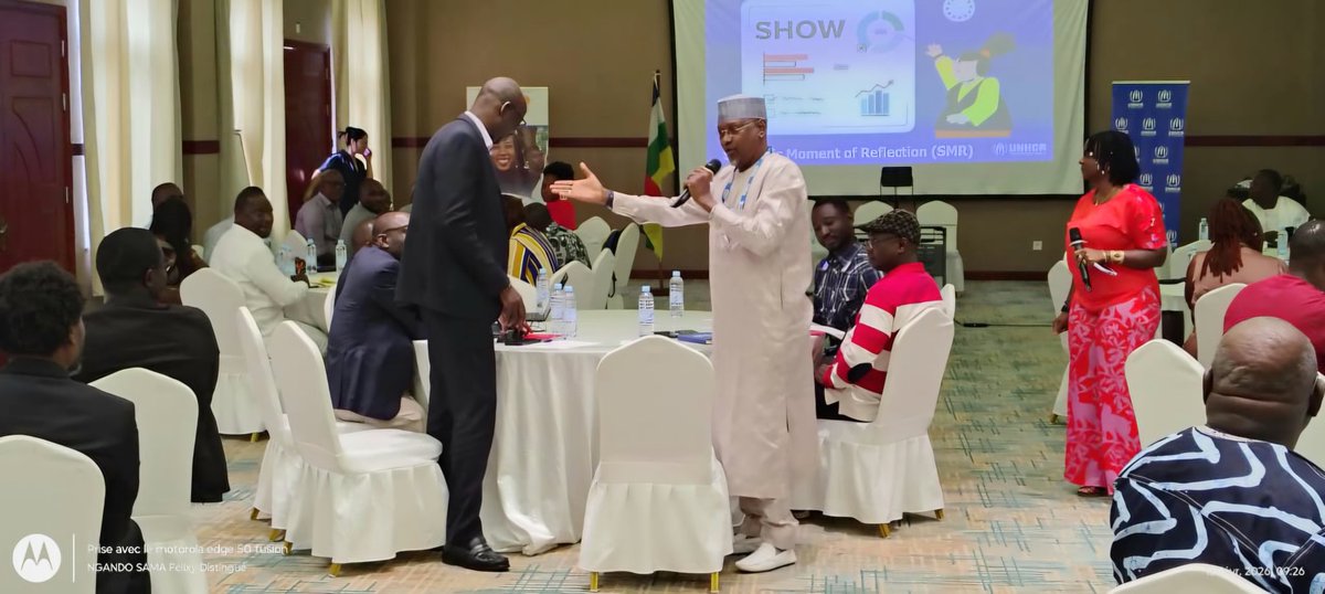 Aujourd’hui, le HCR a réuni ses partenaires pour un moment de réflexion stratégique en #RCA 🇨🇫.

🎯 Objectif : faire le point sur nos actions en 2025, mesurer leurs effets et mieux orienter nos efforts pour des solutions durables pour les personnes déplacées de force.