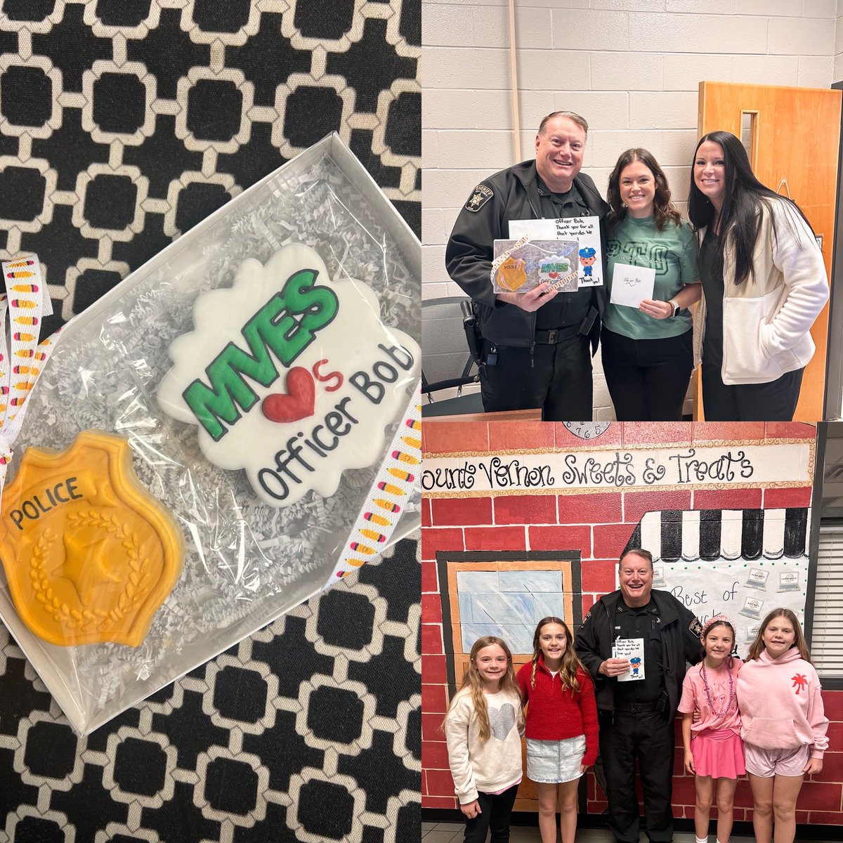 Thank you Officer Bob for all you do for our school community 👏👏👏 @Hall_Schools #SROAppreciationDay