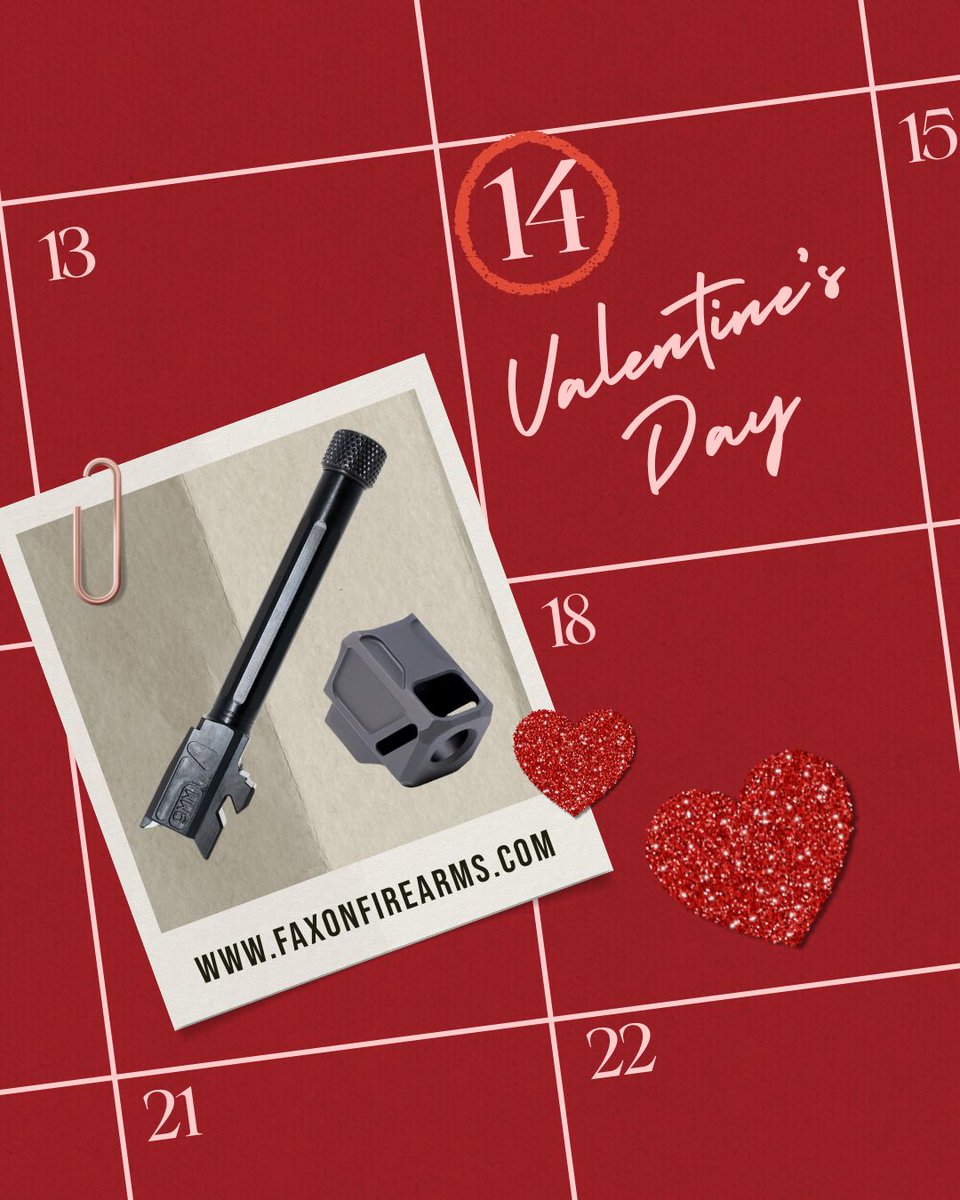 Faxon_Firearms's tweet image. They  make a beautiful couple. 

Get your valentine what they really want.

#faxonfirearms #gun #guns #faxon #pistol #rifle #2a #usa #america #ohiobusiness #ohio #craftsmanship #hunting #outdoors #guncare #targetshooting #pewpew