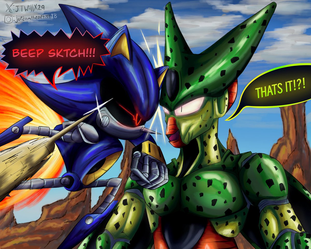 Act 1: Metal Sonic vs Cell

#sonicfanart #dragonballfanart #metalsonic #cell