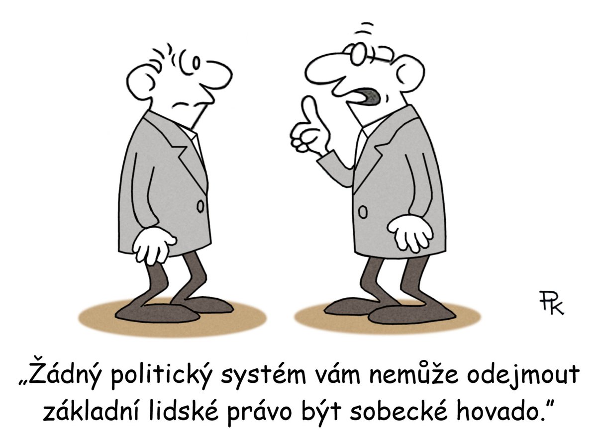 Když tak sleduji jednání ve Sněmovně o tom, jak změna jednacího řádu odstraní problémy s neschopností normálně diskutovat, a když tak sleduji některé ministry Burešovy vlády, a když tak sleduji naprosto nevyřešený střet zájmů premiéra, vzpomněl jsem si na tento obrázek.