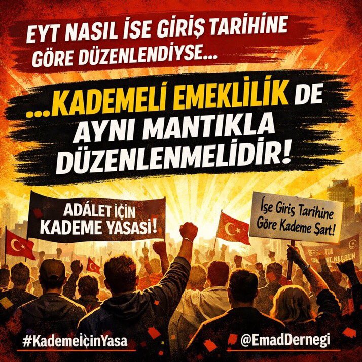 <a href="/mihribanugurluu/">Mihriban UĞURLU ⚖️</a> Emeklilikte Adalet Kademe İle Mümkün !!! <a href="/MHP_Bilgi/">MHP</a>
<a href="/dbdevletbahceli/">Devlet Bahçeli</a>
<a href="/ifarukaksu/">İsmail Faruk Aksu</a>
<a href="/MhpAnkara06/">MHP Ankara İl Başkanlığı</a>
<a href="/AlpDoganMHP/">Alparslan Doğan Ankara</a>
<a href="/EmadDernegi/">EMEKLİLİKTE ADALET DERNEĞİ ⚖️</a>
#KademeİçinYasa