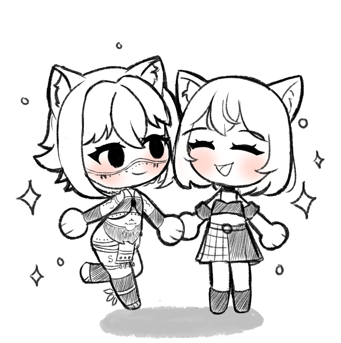 Chibi sketch canjeado en stream ✨