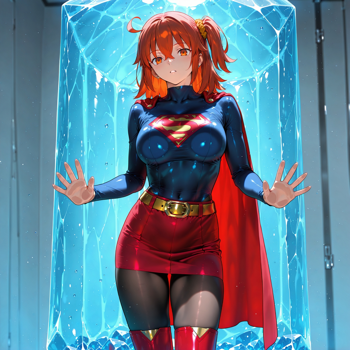 YolandatheVamp's tweet photo. (Fujimaru Ritsuka 'Supergirl') by Chih
https://t.co/vy6K0QnFxb
#cape #cloak #AIart #latex #leather #tight #bodysuit #leotard #mediumbreasts #orangehair #orangeeyes #TYPEMOON #FujimaruRitsuka #skirt #shorts #boots #heels #gloves #shorthair #scrunchie #stockings #leggings https://t.co/u2NgrfBo7N
