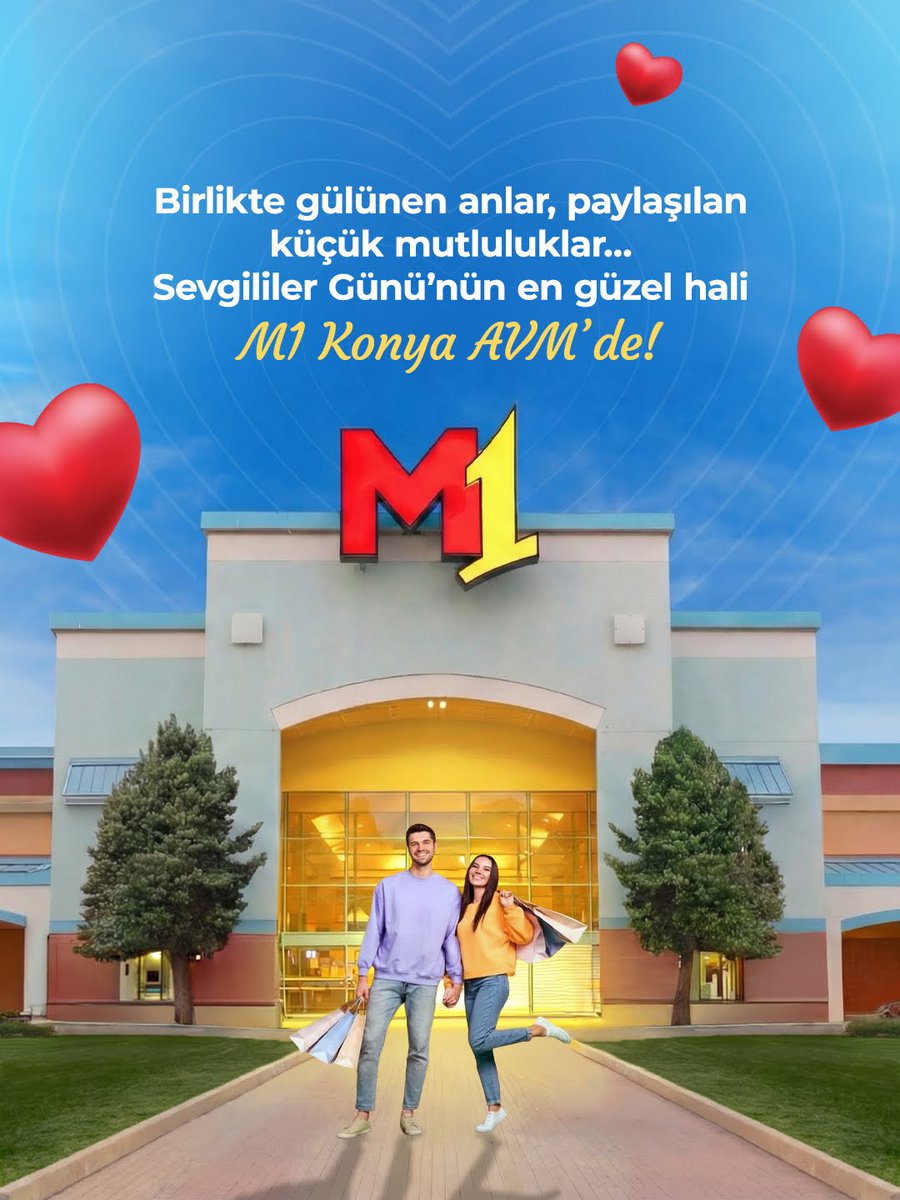 💞 Sevgi paylaştıkça çoğalır 💞
Sevgililer gününüz kutlu olsun! ✨❤️
#M1KonyaAVM #SevgililerGünü #14Şubat