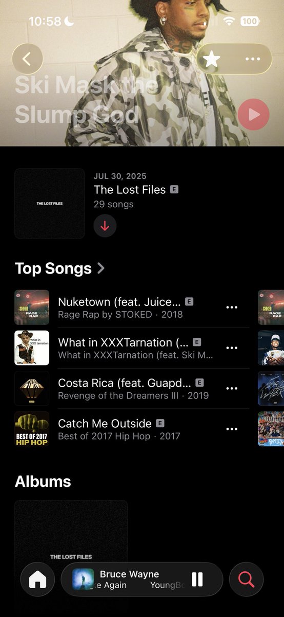 bruu why skis discog split between two profiles on apple? 😭😭