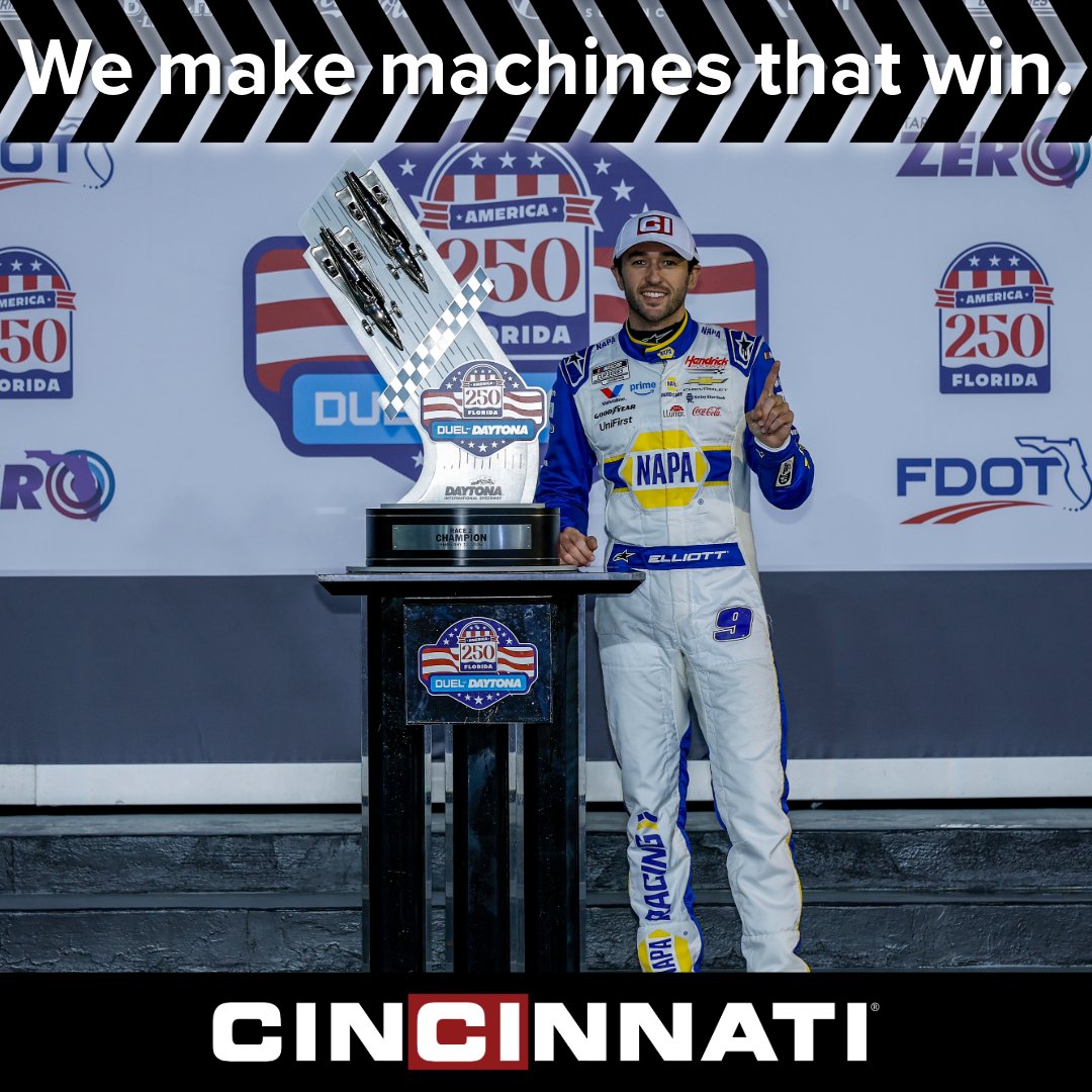 We make machines that win.

Huge congrats to <a href="/chaseelliott/">Chase Elliott</a> on an incredible win at Daytona! We’re honored to sponsor such a talented driver and be part of the most winningest team in NASCAR <a href="/TeamHendrick/">Hendrick Motorsports</a>

#OwnItCI #NASCAR #ChaseElliott