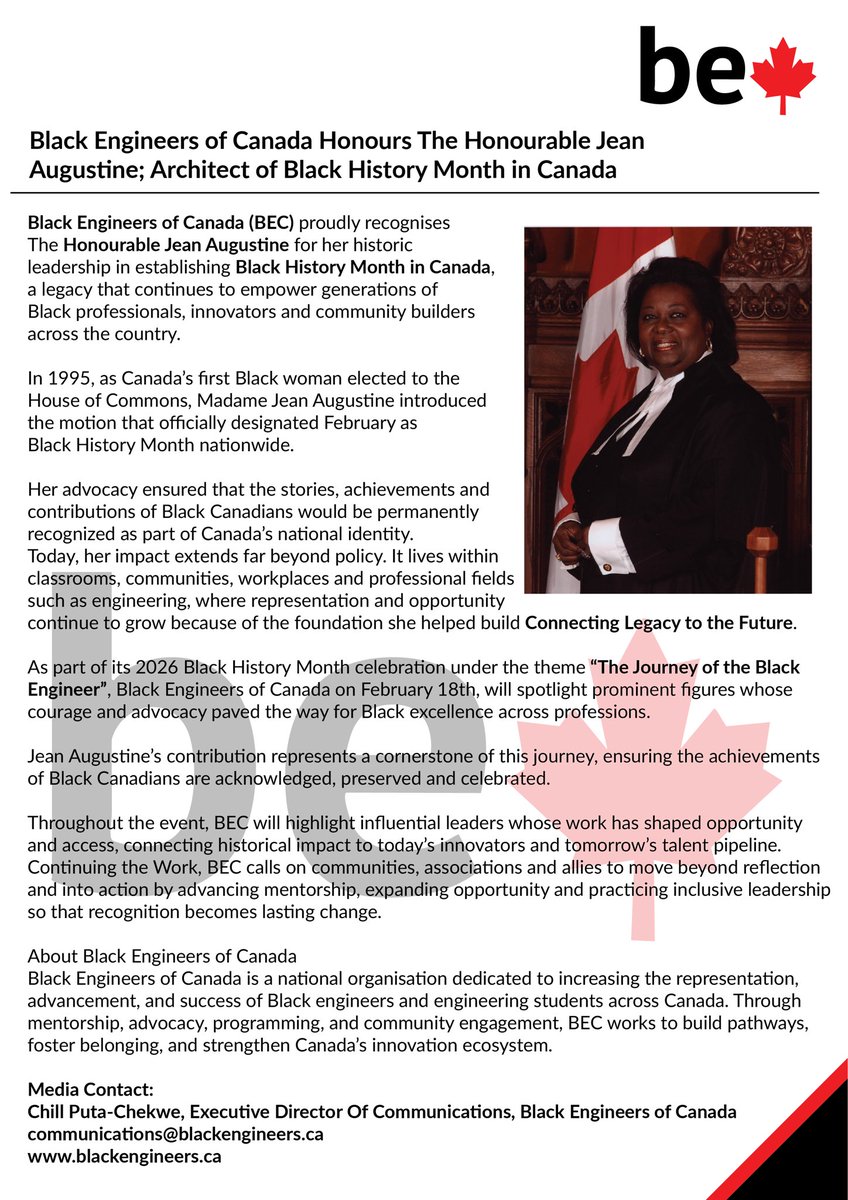 Black Engineers of Canada tweet media