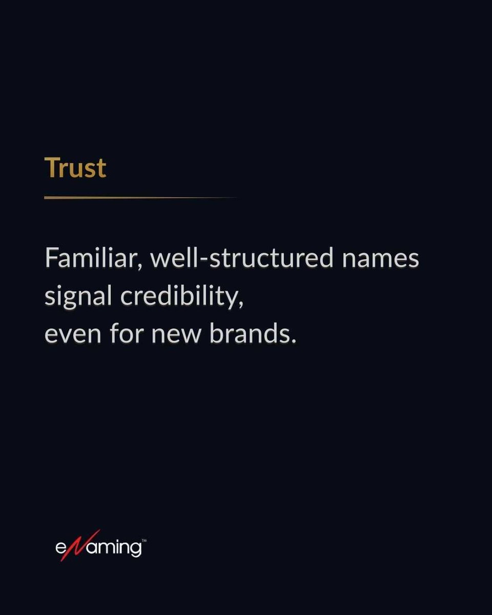enamingcom's tweet image. Recognition. Trust. Room to grow.

High-value domain names deliver all three.

eNaming helps brands secure names that endure.

#BrandLeadership #DomainNames #StrategicGrowth #BrandAssets #eNaming