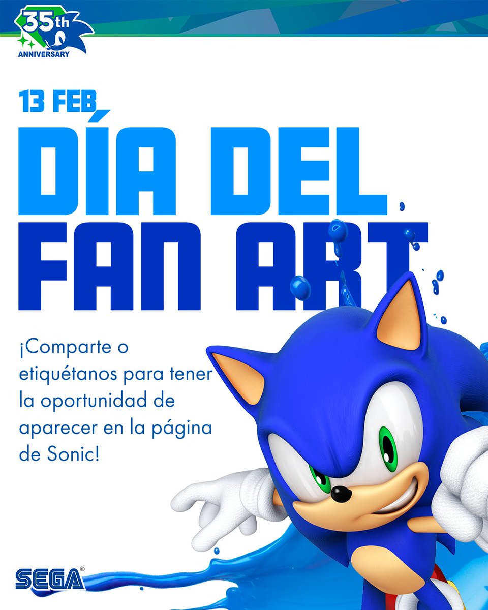 sonic_latam's tweet image. ¡Terminemos esta Semana del Sonic con un Viernes de Fan Art! Muéstranos tu último trabajo artístico o tu pieza favorita, ¡y quizá aparezcas destacado en nuestra página!

¿Necesitas inspiración? ¡Nos encantaría ver tu versión de The Chaotix Casefiles!