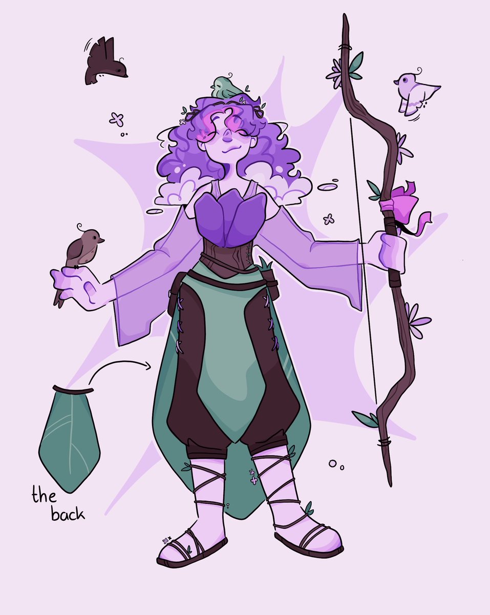 Happy to announce that I'll be joining <a href="/RuneThorneSMP/">RuneThorne SMP ✩</a> as Janna Aerate, an air genasi ranger who loves spending her time with birds. 💜

What will she and her fellow Forestborn get up to? 𓂃 ࣪˖ ִֶָ  ☁️་༘

Find out tomorrow at around 1900 CEST over on twitch !

(🎨: Mijntjedraws)