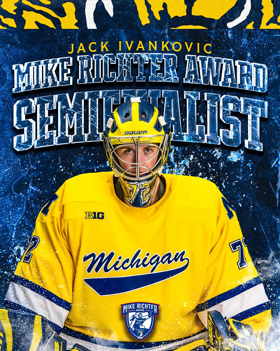 Congrats to Kovie on being named a semifinalist for the 2026 Mike Richter Award

More >> myumi.ch/e3XdV

#GoBlue〽️