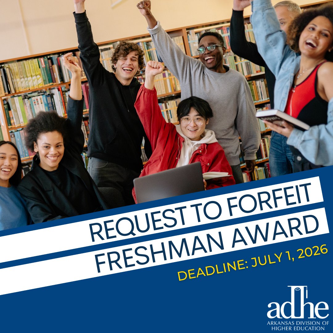 Arkansas Division of Higher Education tweet media