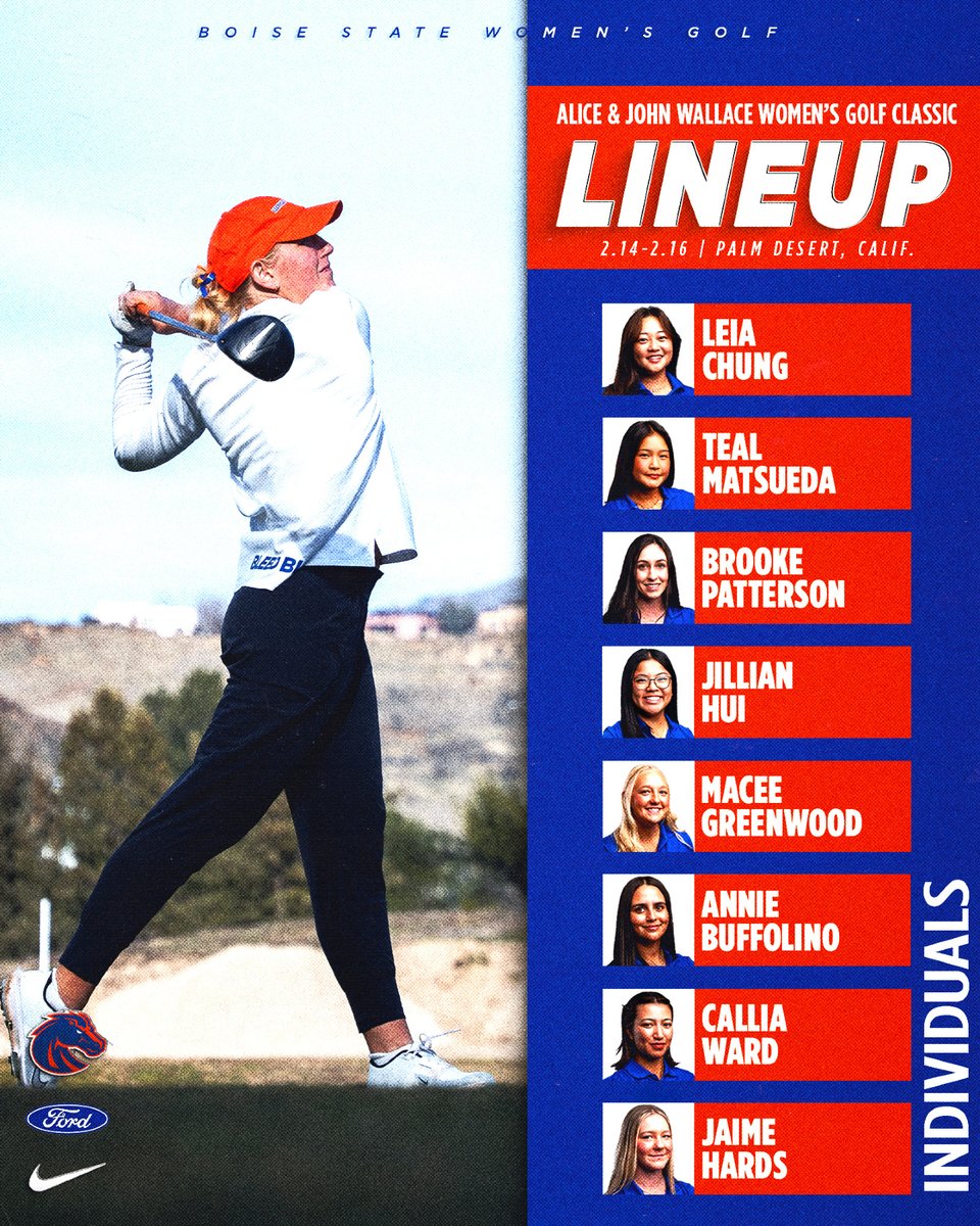 Our lineup for the Wallace Classic 🔵⛳

#BleedBlue | #WhatsNext