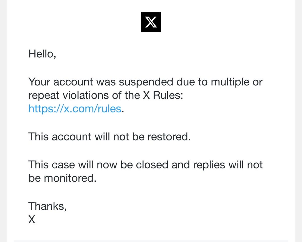 LeGates23's tweet image. Sad day for #TheHobby 💔

So much time, energy, effort, &amp;amp; money down the drain. @Support has decided to ban @TheHobby247 forever. It’s unbelievable that its demise was running TOO MANY free &amp;amp; legitimate giveaways.

Thank you to our sponsor @SA247LLC &amp;amp; for everyone who supported.