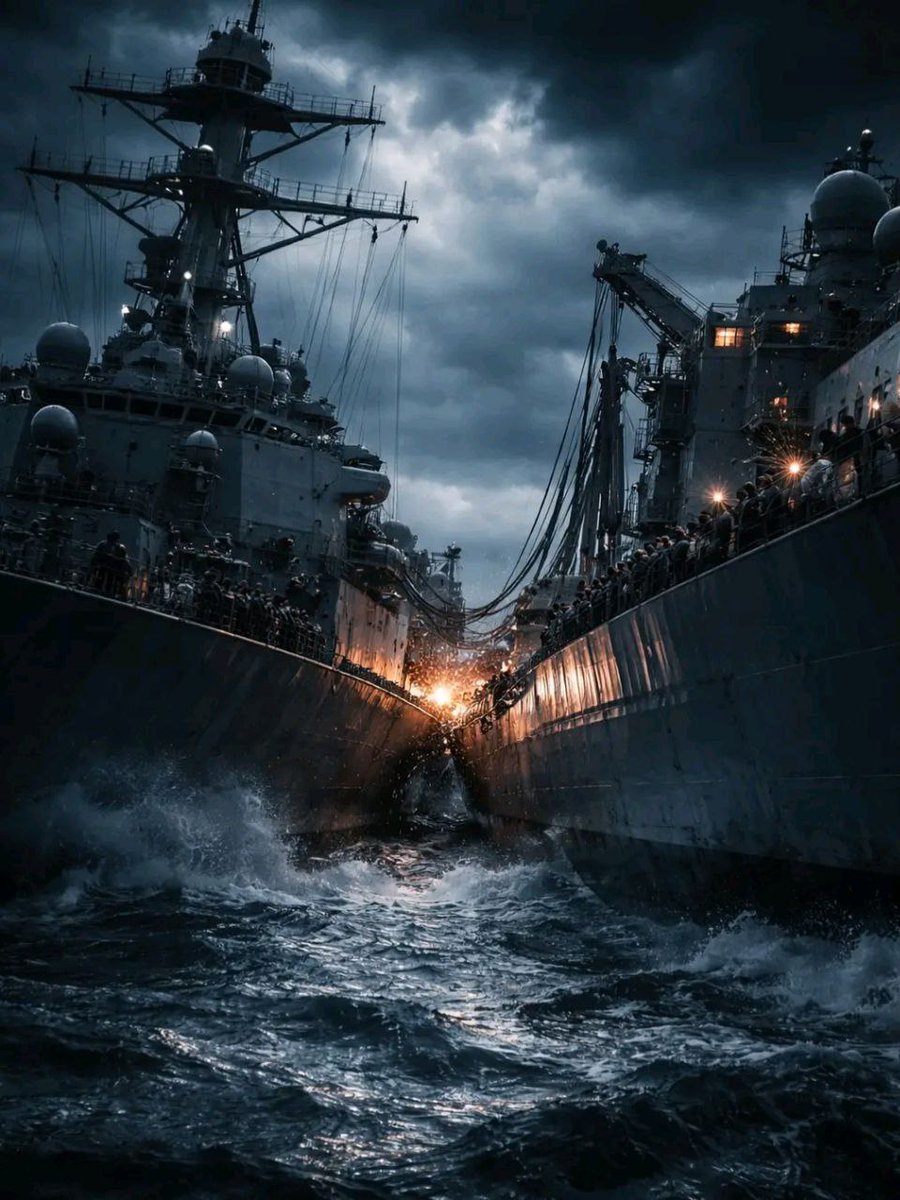 كيف لأسطول يُقدَّم على أنه الأكثر تطورًا في العالم أن يعجز عن تنفيذ مناورة لوجستية روتينية دون تصادم؟