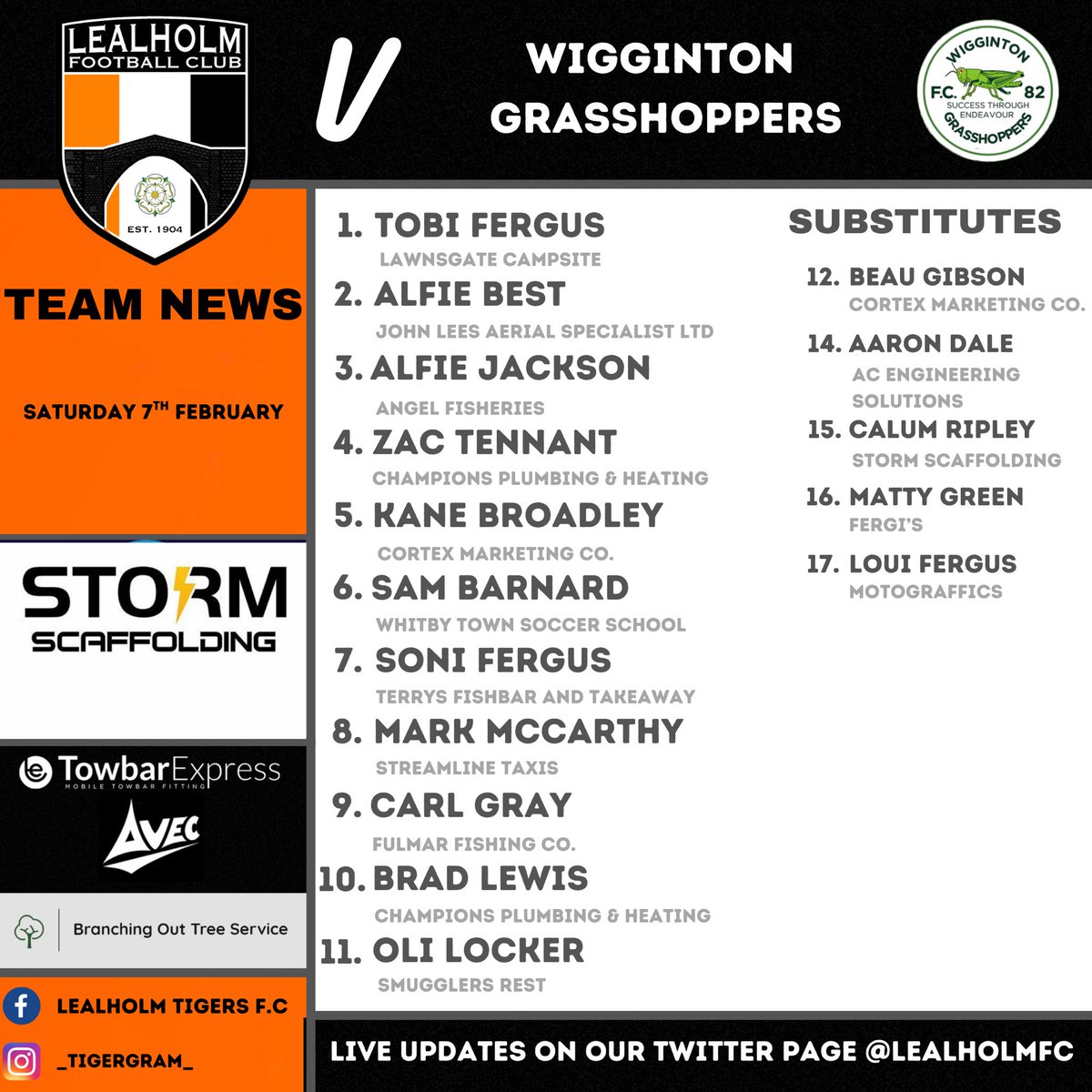 Lealholm Football Club tweet media