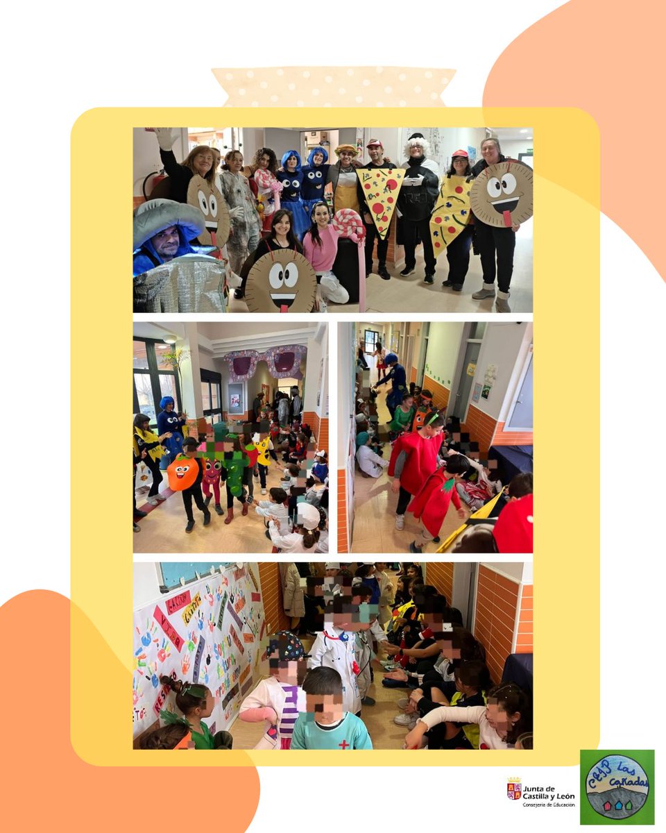 Colegiotrescas3's tweet photo. Hoy el carnaval se ha llenado de buenos hábitos. El alumnado de Infantil se ha transformado en auténticos sanitarios, mientras que en Primaria han brillado las frutas, las emociones y los deportistas. ¡Y los maestros representando lo poco saludable! 😄
#PIEEscuelasSaludables https://t.co/RHMEi5axjG