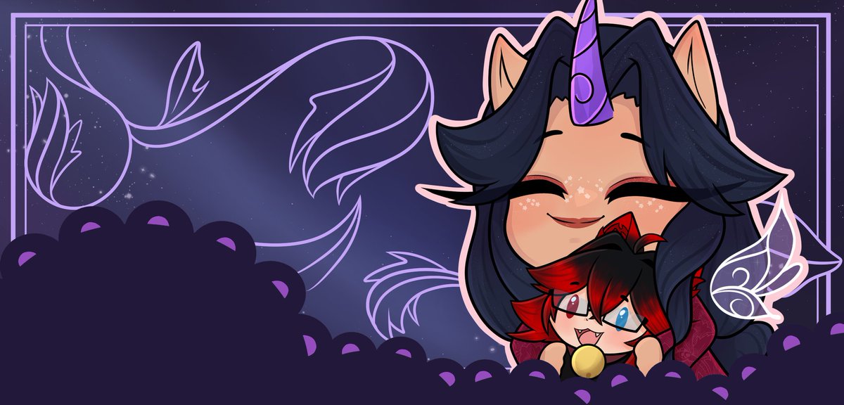 Buenas Everypony!
Aqui reviviendo despues de miles de cosas y horas de chamba irl.
Hoy estoy grabando unas cositas para YouTube y les presumo mi banner match con Azu sisiis ya que fue unos ejemplos que hice para unas comis uwu 

Los quiero mucho tengan gran dia! 
#ArtBy_MillySw