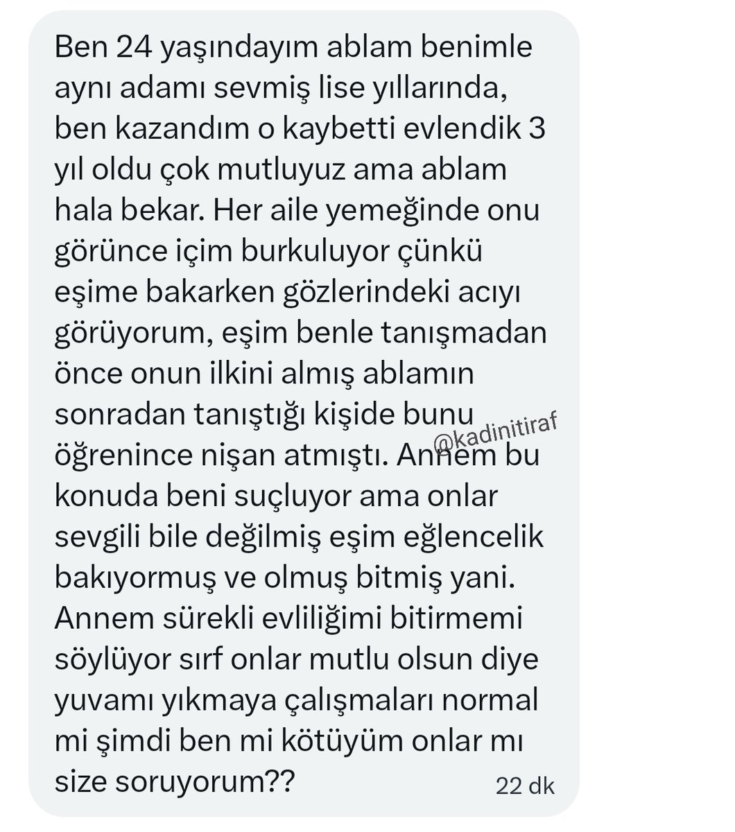 Kadınlardan İtiraflar tweet media