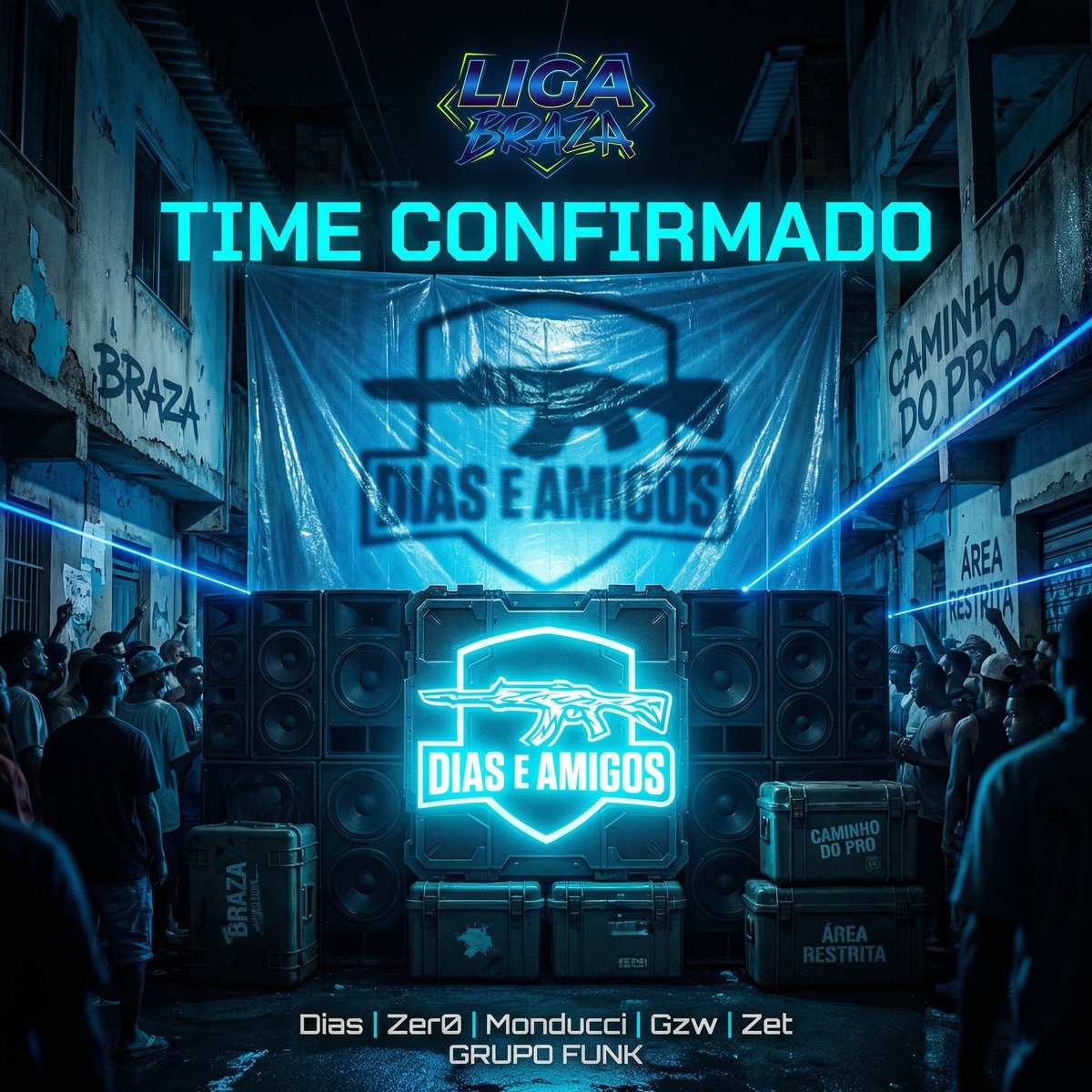 playbraza's tweet photo. ⚠️⛔ ÁREA RESTRITA NO GRUPO FUNK!

A Dias e Amigos está confirmada na disputa. Aqui não passa nada!

A chapa vai esquentar no servidor. Pra cima! 🔥🔵 https://t.co/oNcEcXb2R5