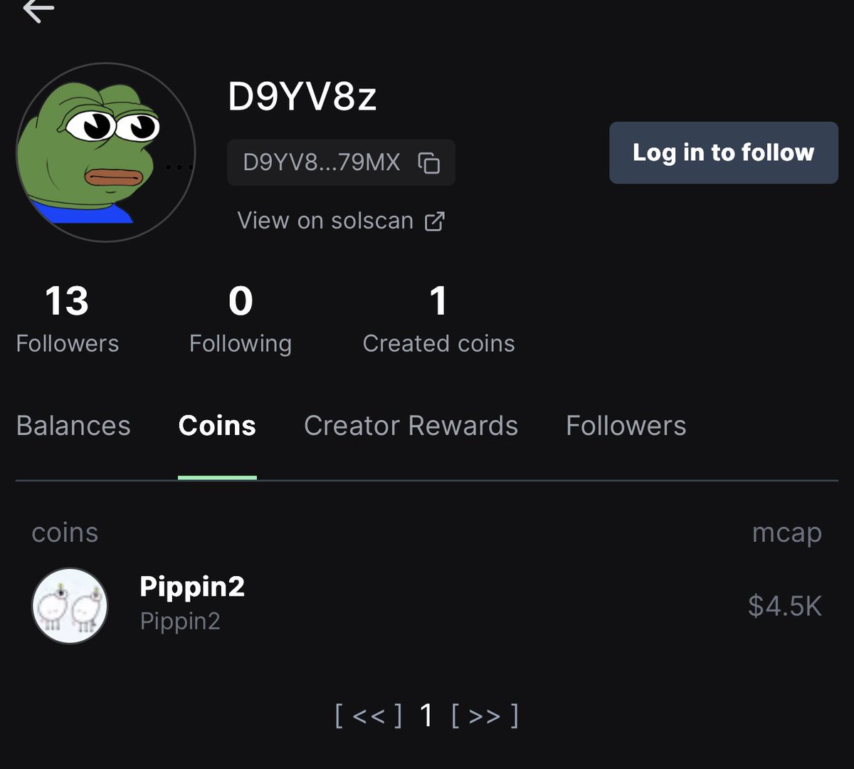 All the top $Pippin whales were funded by a single wallet, which also deployed a coin

CA: 2ZtMRikm6KTzz9sRR9uKXoQrRsae2WVjyxfWpQB4pump

If you missed $pippin 700M mcap dont miss $pippin2 

wallet: D9YV8zJmziEczkHm1fFsSpmsfVxSanoKbPcQB6AG79MX

Solscan link: