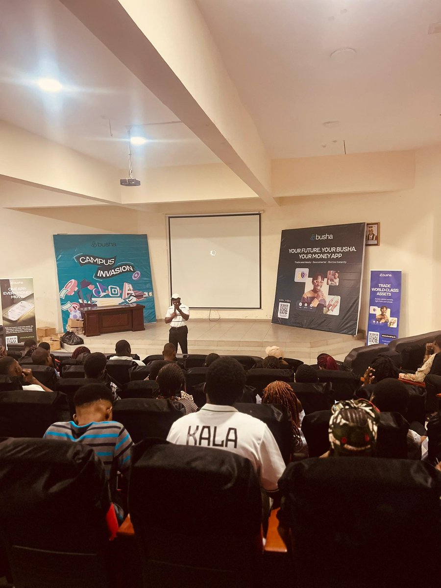 itsbrightweb3's tweet photo. Awesome event I had today at the uniport campus invasion hosted by BUSHA. Although I can late due to some school stuff. I learnt a bit about busha's savings with their awesome interest percentage. The refreshments was nice I took four ππ#BushaCampusInvasion or #BushaPH https://t.co/tKLratc0Is