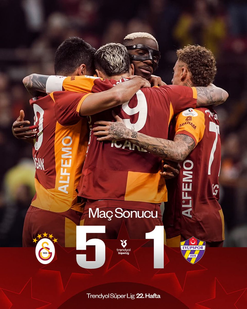 Tebrikler Galatasaray süpersin.Harikasın.