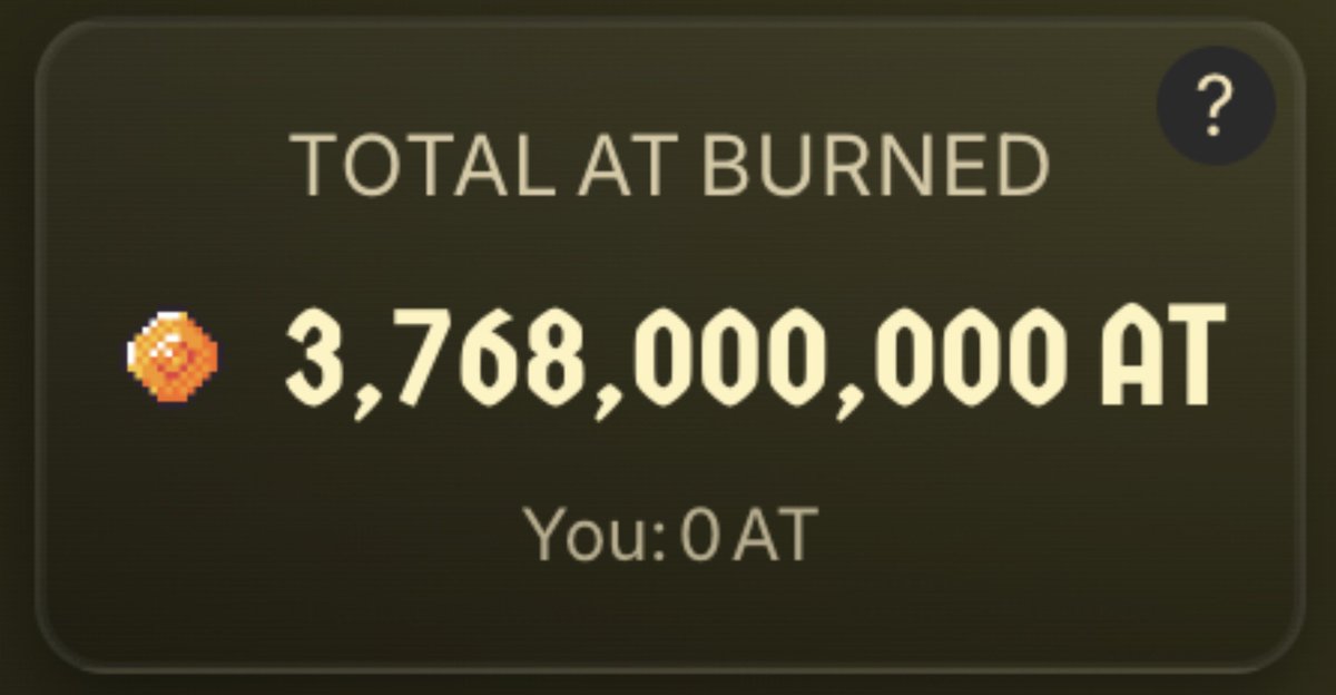 Arena Token burn has ENDED <a href="/playdegenarena/">Duel Arena</a> 🏁

The community has burned 3.768 billion Arena Tokens! 

This means for every 1 million AT burned you will receive 0.0037 ETH (or ~$7.60 at current value)