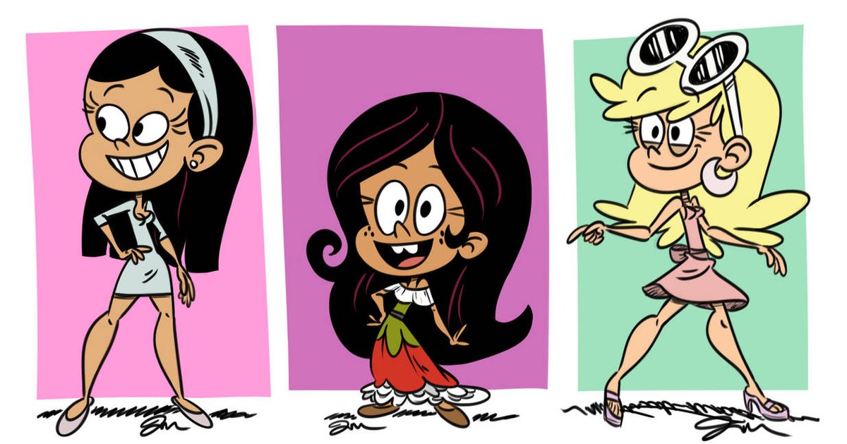 #TheLoudHouse Jackie, Ronnie Anne and Leni looking stylish in there ...