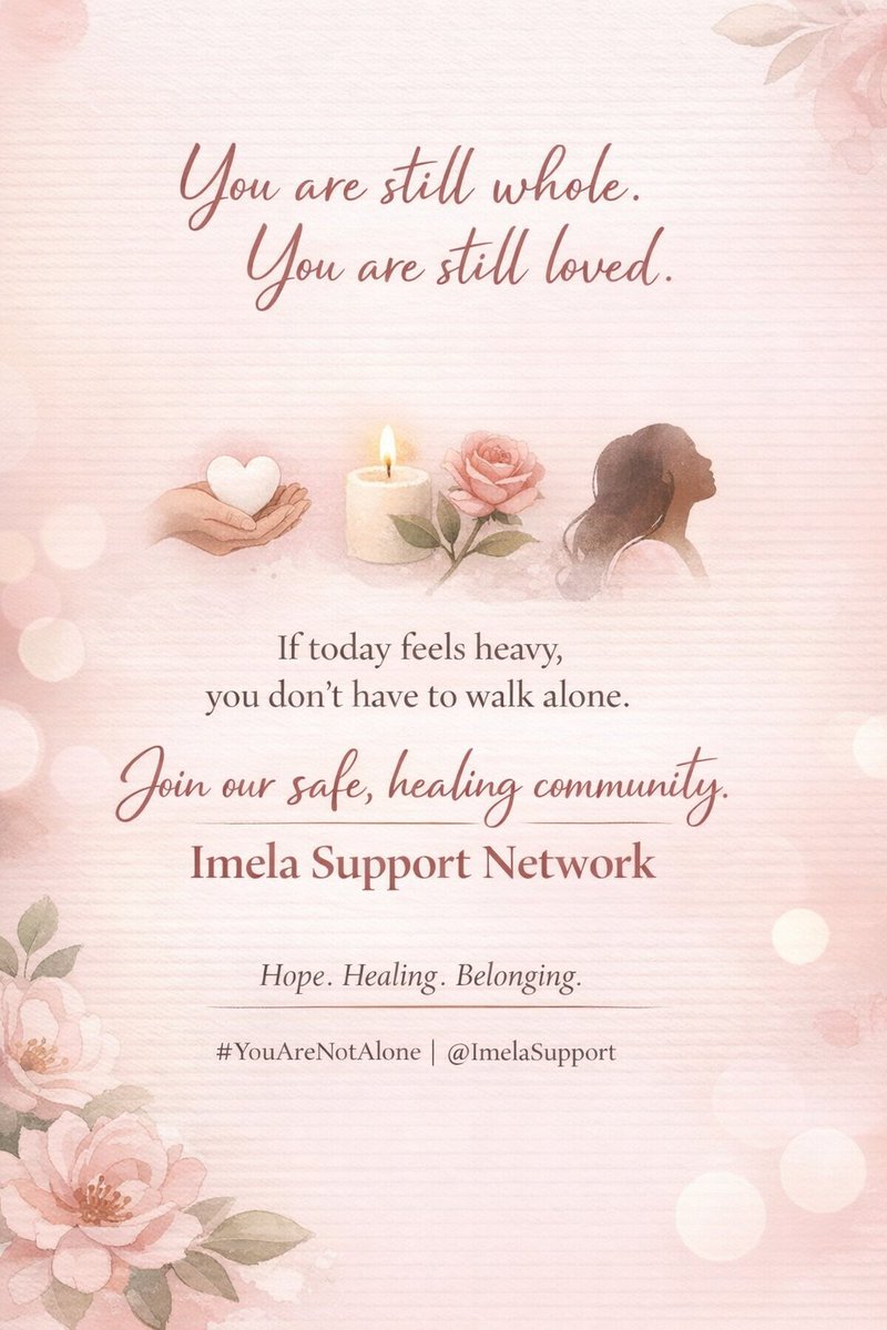 imela_support's tweet photo. This Valentine; We honor women whose love is unseen but deeply real. To every woman navigating pregnancy loss- Your worth isn't measured by your Womb.And if Today feels heavy,Imela Support Network is here. You don't have to walk Alone.
#ImelaSupportNetwork https://t.co/xlTAabFBc1