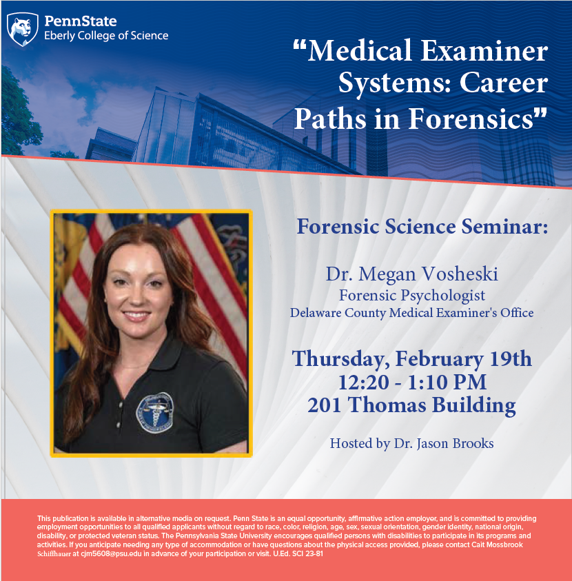 Forensic Science PSU tweet media