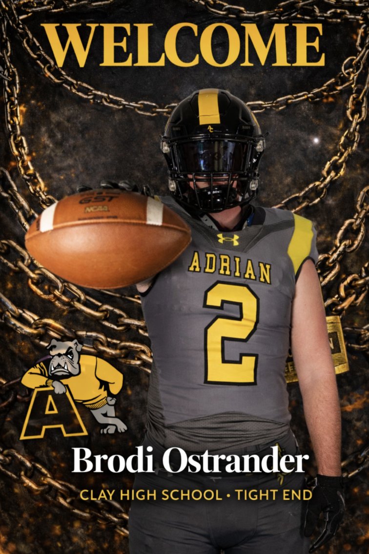 Adrian College Football tweet media