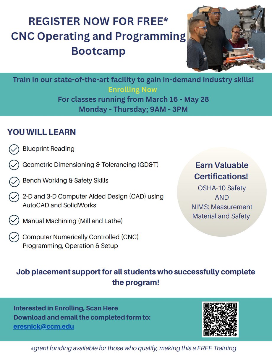 Workforce Development, County College of Morris tweet media