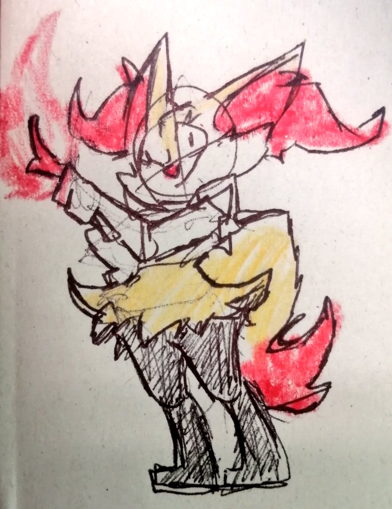 Braixen doodle
#pokemonfanart