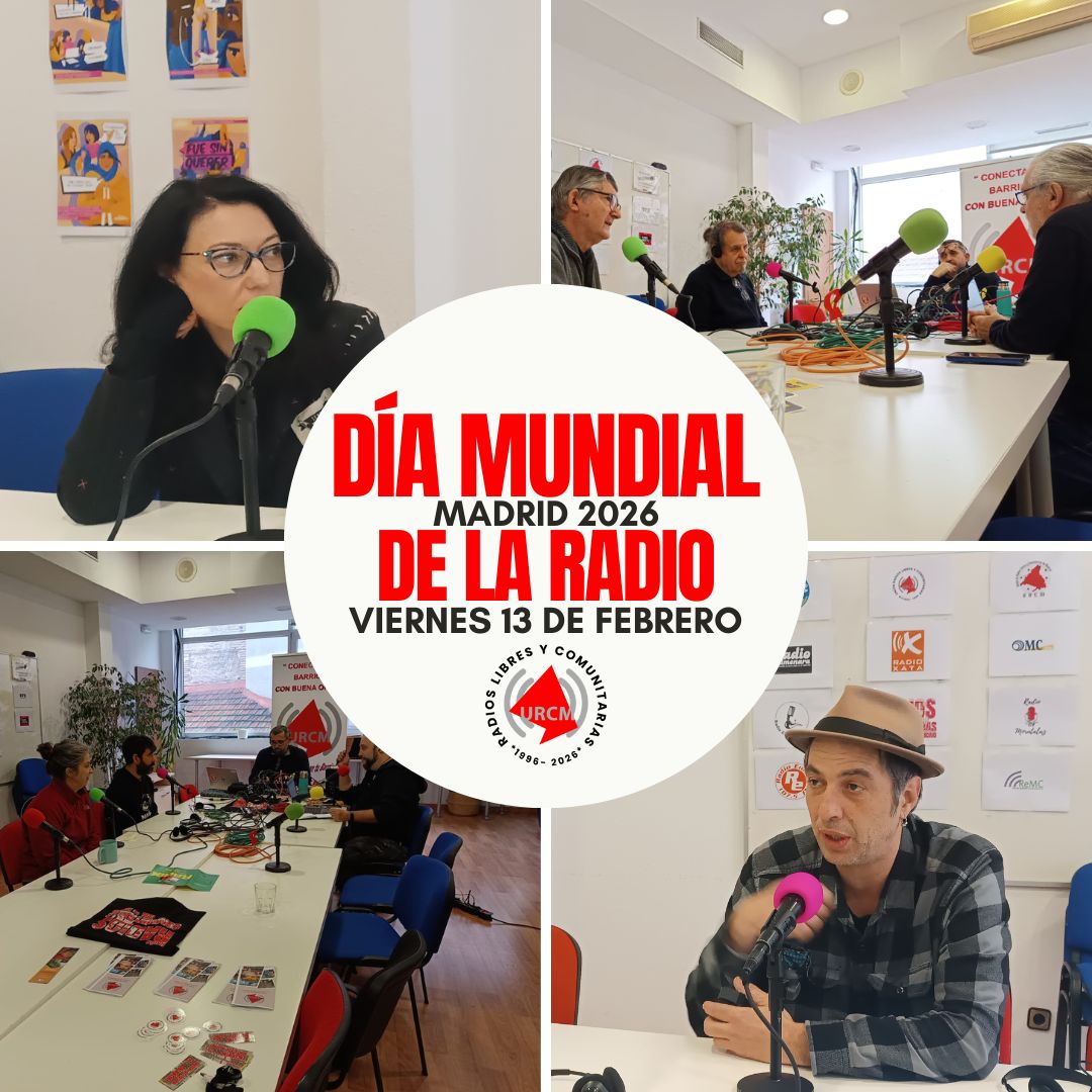 ¡REVÍVELO!
Ya en audio.urcm.net la grabación de las casi 4 horas de radio libre y comunitaria con que hemos celebrado el 𝑫𝙄́𝑨 𝑴𝙐𝑵𝘿𝑰𝘼𝑳 𝑫𝙀 𝙇𝑨 𝑹𝘼𝑫𝙄𝑶 2026 📻 desde el Espacio Cooperativo LA TRAVIESA.