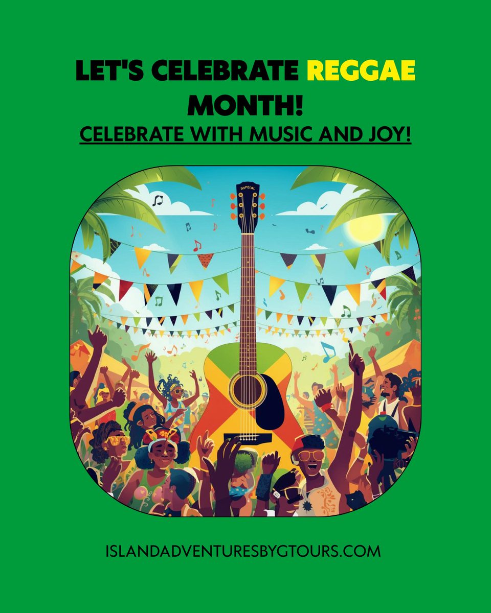 Continue the Celebration!
We are still celebrating #ReggaeMonth in February!
#Reggaemusic has roots deeply embedded in #Jamaican culture.
Enjoy the soul of reggae music!
#traveltojamaica #cometojamaica #homeofreggae #BobMarley #musicmonth #love #musiclovers #reggaemusiclovers