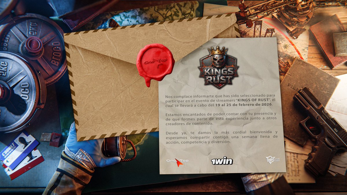 Tengo el placer de comunicaros que me han invitado al evento <a href="/Kingsofrust2026/">KingsofRust</a> entre hoy y mañana comunicaremos el equipo, las risas y no van a faltar seguro, intentaremos sobrevivir a esta aventura, que opináis? Gracias por la invitación <a href="/maidolp/">Maido</a>
 <a href="/latampower/">Latam Power</a> y <a href="/Kingsofrust2026/">KingsofRust</a>