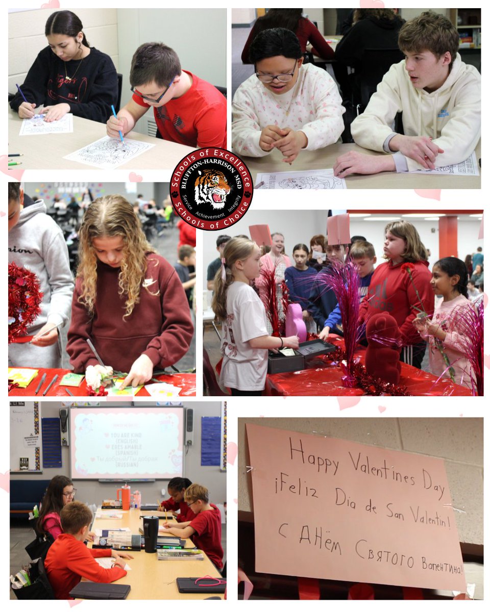 How sweet it is to be a Bluffton Tiger! BHMSD students have enjoyed time with classmates with kindness-themed activities throughout the week. #BHMSD #oneBluffton #EveryMomentMatters